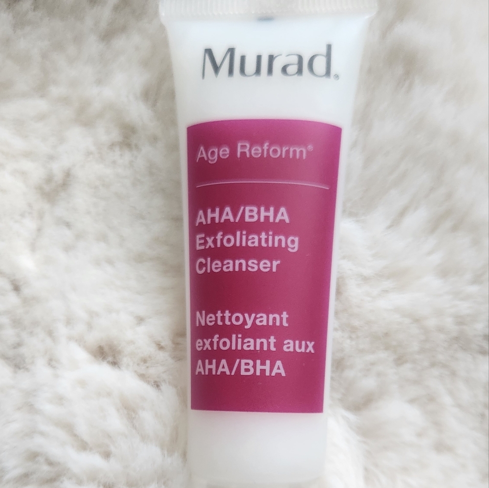NEW Murad AHA/BHA Exfoliating Cleanser - White and Pink